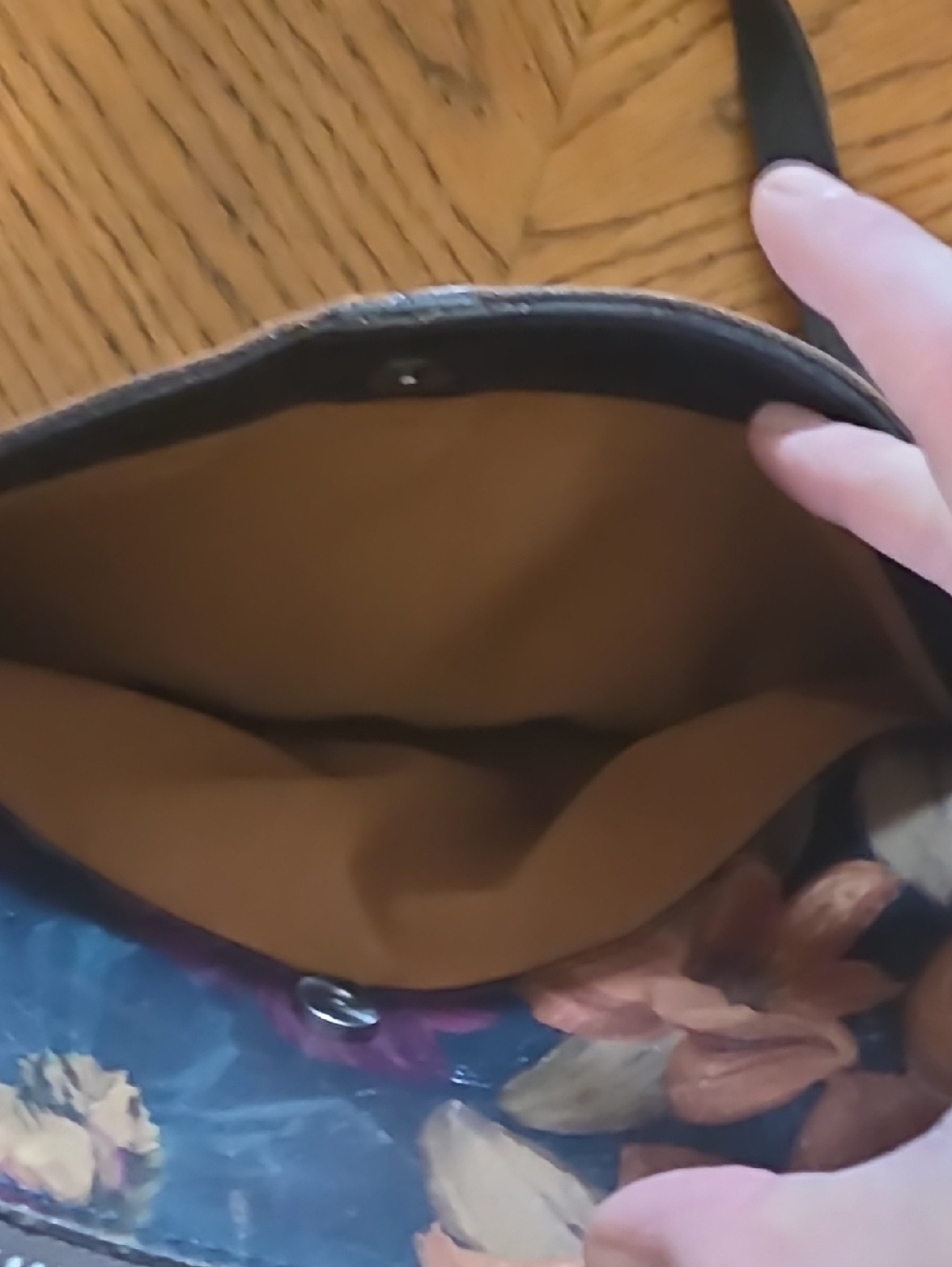 Partica Nash Leather Floral Purse With Matching Wallet - Picture 13 of 17